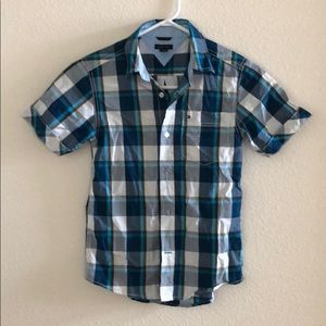 boys Tommy Hilfiger button down short sleeve